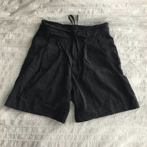 Black High waist shorts